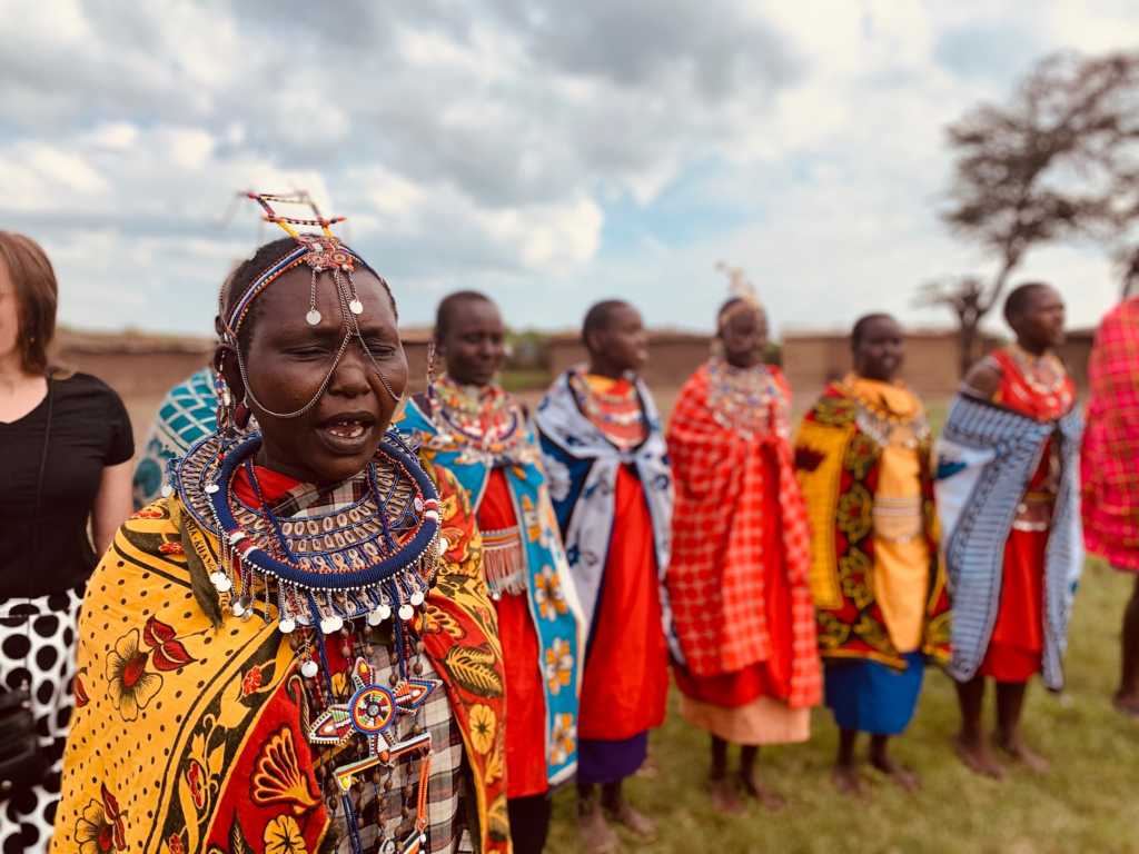 Maasai woman on Africa mission trip