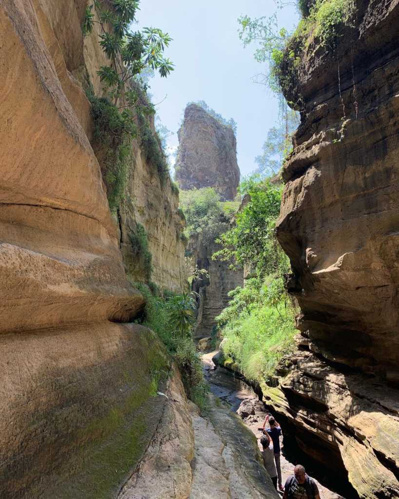 Hell's Gate National Park in Kenya