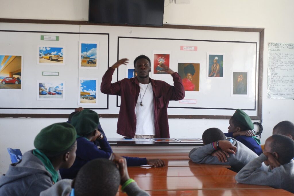 Updates from Kenya, students are learning about digital photography